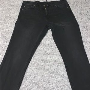Black denim